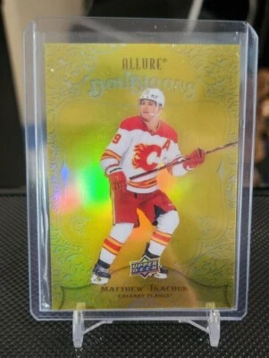 2022-23 Upper Deck Allure MATTHEW TKACHUK Doubloons Insert 1:160 #DB-77 - Flames - Image 1 of 2