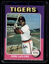 1975 TOPPS RON LEFLORE RC DETROIT TIGERS #628