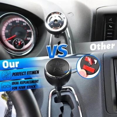 Shift Lever Knob CAP For DODGE For CARAVAN For CHRYSLER TOWN AND COUNTRY 11-2020 Foto 1 de 4