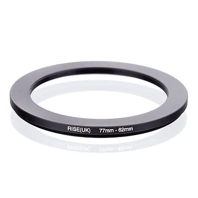 Camera 77mm Lens to 62mm Accessory Step Down Adapter Ring 77mm-62mm - Image 1 of 4