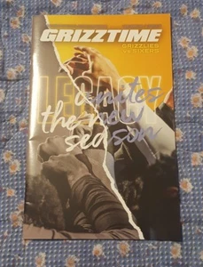 2018 NBA Memphis Grizzlies vs Sixers Program GRIZZTIME Gasol VOL.18/ISSUE 5 - Picture 1 of 2
