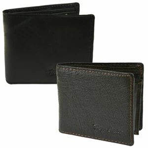 Hugo Enrico Mens Wallet Bi Fold Genuine Leather Coin Note Credit Card Gift Boxed