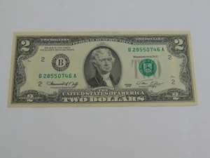 1976 2 $ unzirkulierter zweihundertjähriger Federal Reserve Schein - New York - Bild 1 von 2