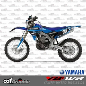 KIT COMPLETO CALCOMANÍAS GRÁFICAS PEGATINAS PARA YAMAHA YZ450FX WR450F 2016 2017 2018 - Imagen 1 de 1