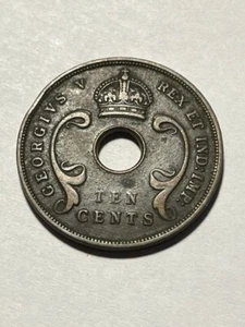 1922 East Africa 10 Cents VF #1570 - Picture 1 of 2