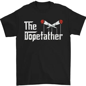 The Dopefather Funny Weed Drugs Cannabis Mens T-Shirt 100% Cotton - Picture 1 of 104