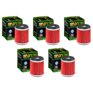 5 x HiFlo HF140 Ölfilter Yamaha YZF/WRF250/450 09-24 - Bild 1 von 1
