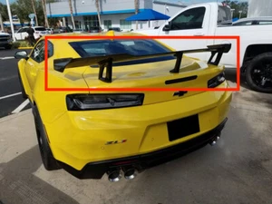 Chevy Camaro ZL1 1LE Trunk Spoiler Gloss Black 2016 2017 2018 2019 2020 2021 - Picture 1 of 2
