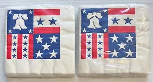 Servilletas de almuerzo Hallmark Patriótico 4 de julio Liberty Bell 2 paquetes de 15 cada una - Imagen 1 de 6