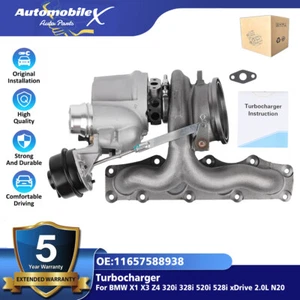 Turbo Turbocharger For BMW 320i 328i 528i X3 Z4 N20 2011-2016 11657635803 - Picture 1 of 12