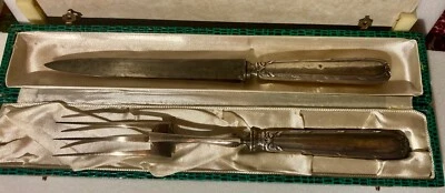 Couverts en Argent Massif Minerve Service à  Gigot à découper -N°1 - Photo 1/4