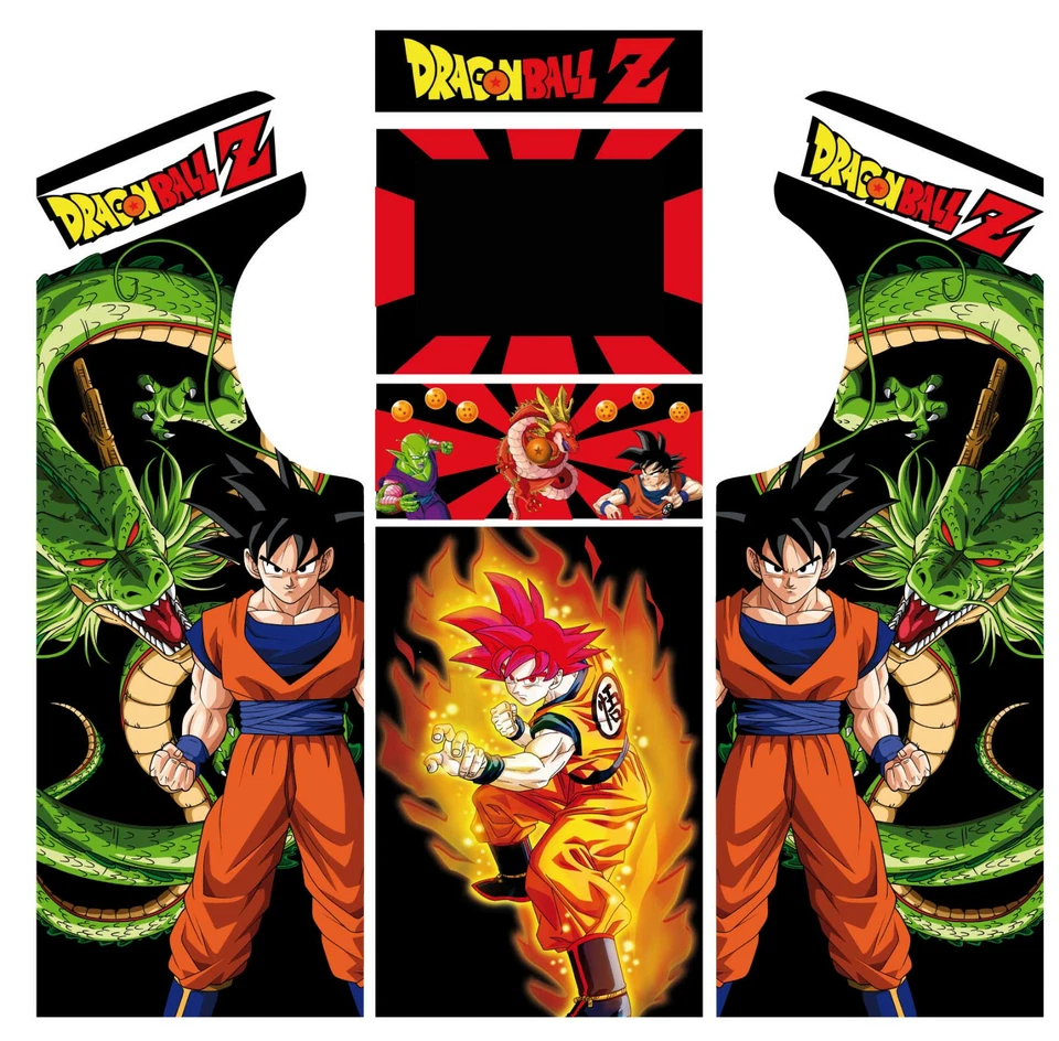 Stickers Borne Arcade - Modèle Dragon Ball 1 - Photo 1/1