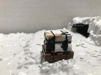 Mega Bloks Construx e outros compatíveis 1x caixa de suprimentos coberta de pano de palete - Imagem 1 de 4