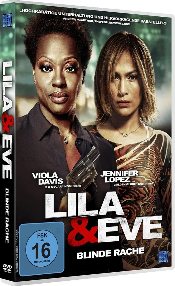 LILA & EVE: BLINDE RACHE - DEUTSCHE UNCUT DVD NEU - JENNIFER LOPEZ - VIOLA DAVIS - Bild 1 von 1