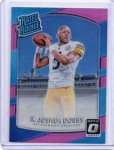 JOSHUA DOBBS 2017 Donruss Optic Rated Rookie PINK Prizm RC #181 VIKINGS