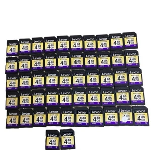 Lot of 10 Lexar 4gb SDHC Memory Cards 4 gb Lexar SD Cards Class - Picture 1 of 5