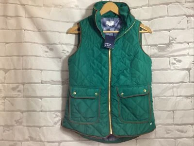 Chaleco Crown and Ivy para mujer talla S esmeralda nuevo con etiquetas Foto 1 de 4
