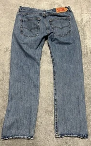 Levis 501 Jeans Mens 35x32 Fits 33x30 Button Fly Original R Tag Only WPL423 READ - Picture 1 of 8