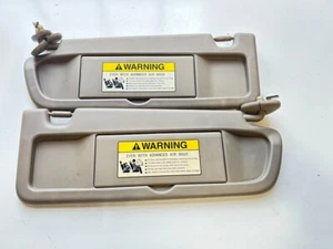 06-11 Honda Civic Sun Visor Set RH LH Sunvisors OEM Gray - Bild 1 von 4