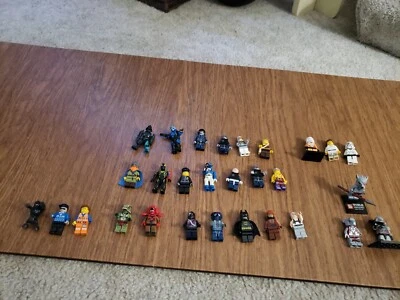 Lego Mini Figures Lot Of 29 Star Wars,Batman, Spider-Man,Power Rangers, Megatron - Image 1 of 4