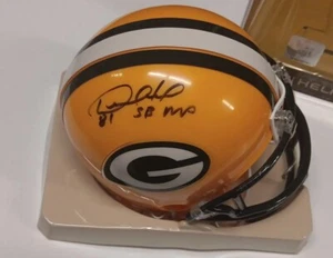 MINI Helmet [Super Bowl 31] MVP #81 Desmond Howard Signed AUTHENTIC Riddell COA - Picture 1 of 9