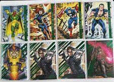 2022 Fleer Ultra Avengers Green Foil Parallel Lot Of 11 Unique Cards