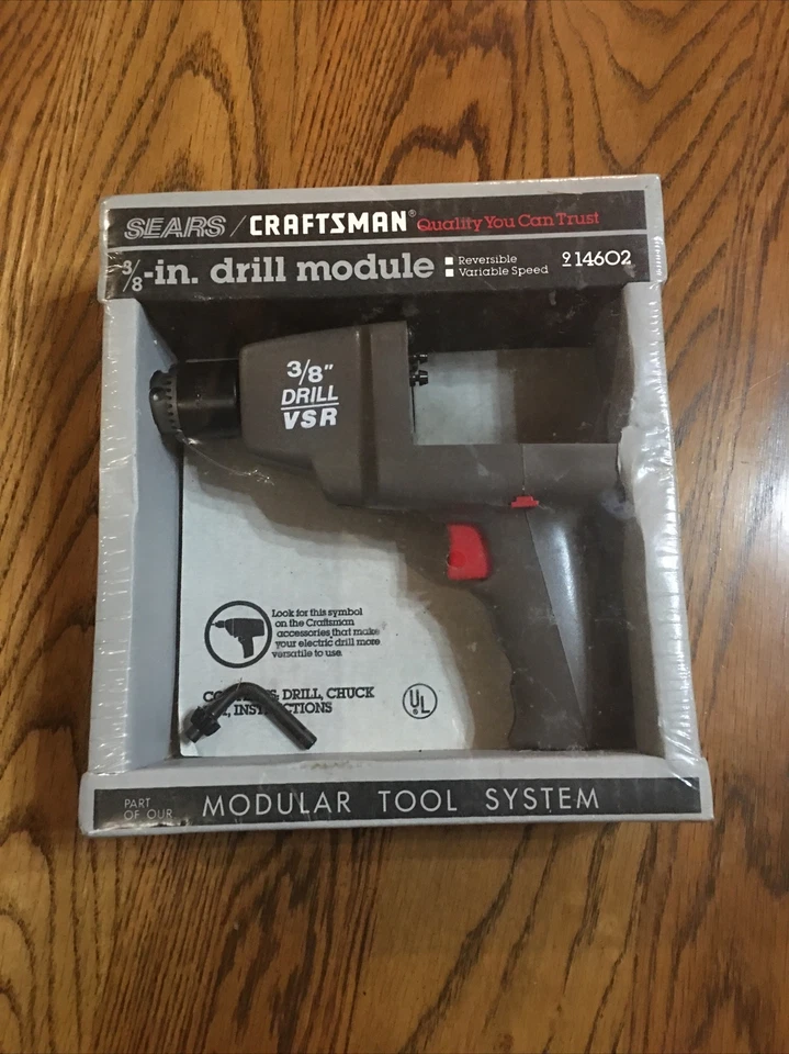 SEARS/CRAFTSMAN MODULAR TOOL SYSTEM 3/8” REVERSIBLE DRILL MODULE 914602 - Image 1 of 4