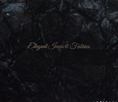 TAPICERÍA/TELA CORTINA TERCIOPELO FLOCADO TRITURADO 20 COLORES 60" POR YARDA Foto 1 de 3