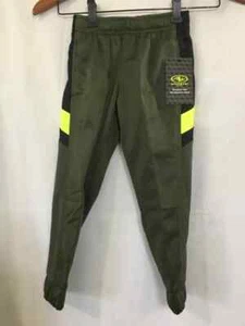 Athletic Works Boys Size 10-12 Husky /10-12 Jogger Tricot Pants w/Pocket Green - Picture 1 of 3