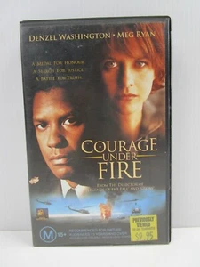 Courage under Fire, Denzil Washington, VHS Tape, Vintage Video, Movie, M15+ - Picture 1 of 4