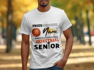 Basketball Senior 2025 T-Shirt personalized Graduation Gift for Seniors - Picture 1 of 26