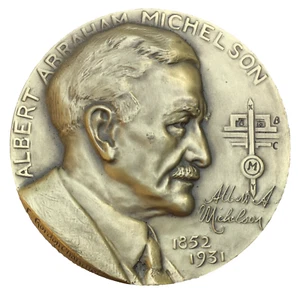 Albert Michelson Hall of Fame for Great Americans Medal, 1973 von E.G. Chandler - Bild 1 von 2