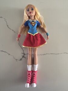 DC Super Hero Girls Supergirl Action Figure Pose Doll 12" - Mattel 2015