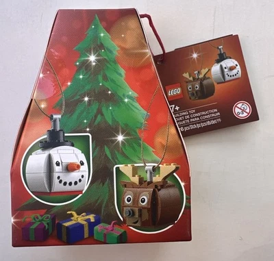 NUEVO LEGO 854050 Navidad Reno y Muñeco de Nieve Dúo Adornos Foto 1 de 4