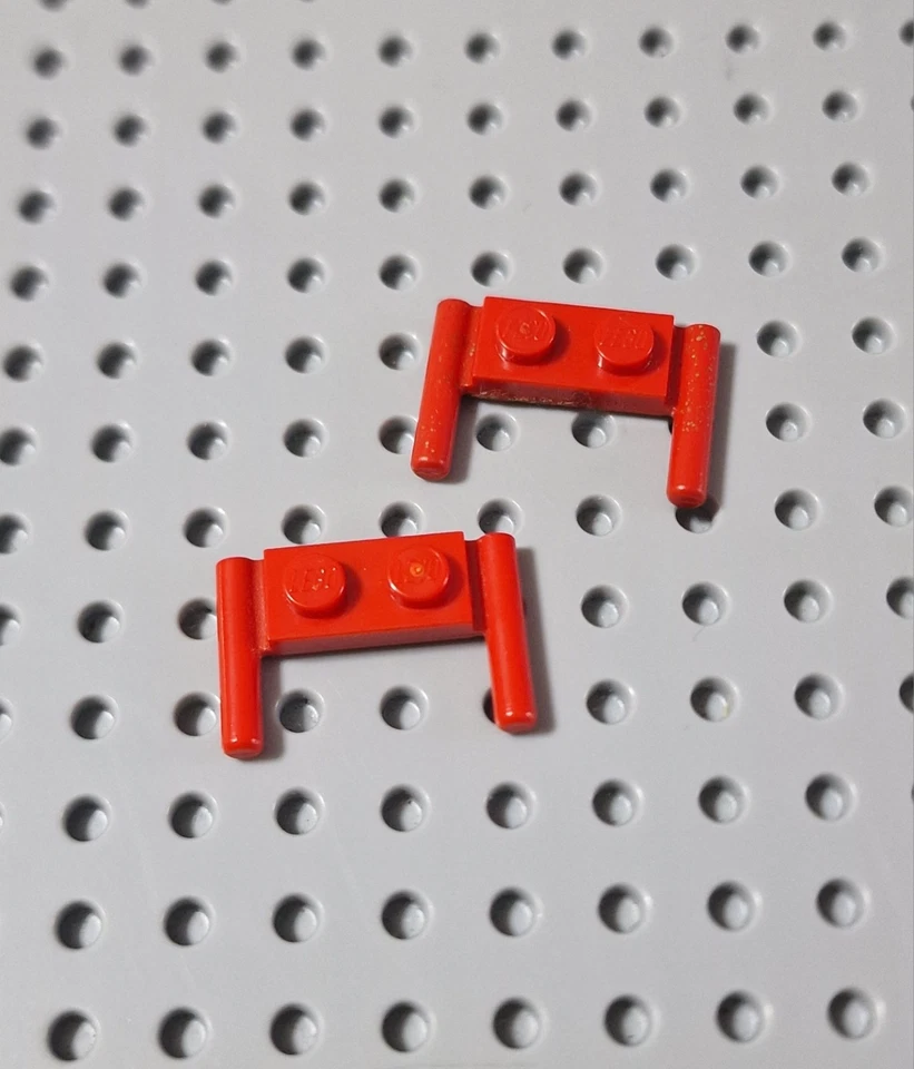 LEGO Platte seitlich Griff 4 Stück Rot Red Plate Handle 3839a 3839b 3839 A029 - Bild 1 von 1