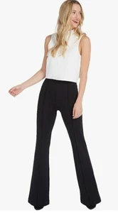 Spanx Pants 3X The Perfect Pant High Rise Flare Ponte Stretch Classic Black NWT - Picture 1 of 3