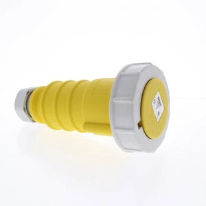 Hubbell 330C4W Watertight IEC Pin & Sleeve Connector Female Plug 30A 125V 2P3W - Picture 1 of 6