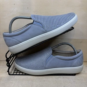 Hotter Daisy Loafer Turnschuhe Damengröße 8 Slipper grau silber weiß Schuh " - Bild 1 von 16
