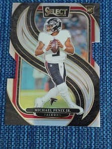 Michael Penix Jr 2024 Panini Select #110 Premier Level PLATEADO Troquelado RC Prizm - Imagen 1 de 2