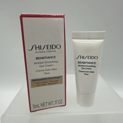 Shiseido Benefiance Wrinkle Smoothing Eye Cream Reduce Wrinkles Dark Circles .17 - Image 1 of 2