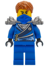 NEW LEGO JAY in Techo Robe w Silver Shoulder Armor 70728 Battle for Ninjago City