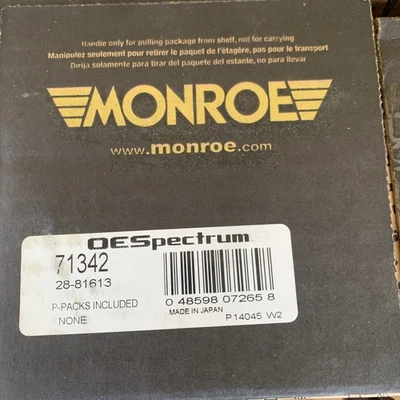 AMORTIGUADOR DELANTERO DE GAS MONROE 71342 PARA MAZDA MX5 (NB) 1998 2005 SENSA TRAC Foto 1 de 2