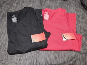 NWT Women's SZ XXL Danskin Now 2 Tank Tops Gray/Red Running Tanks - Picture 1 of 6