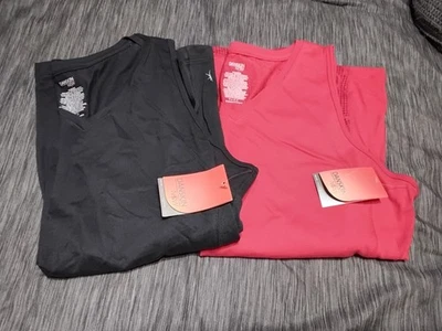NWT Women's SZ XXL Danskin Now 2 Tank Tops Gray/Red Running Tanks - Image 1 of 4