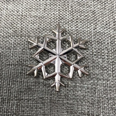 Colgante vintage 1980 GORHAM plata esterlina 925 copo de nieve usado en excelente estado Foto 1 de 4