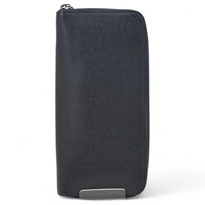 Auth Louis Vuitton Taiga Vertical Blue Marine Long Wallet lv6626dr - Image 1 of 4