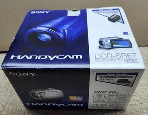 Sony Handycam DCR-SR67 Camcorder - Silver HDD  Complete With all Accessories  - Picture 1 of 20