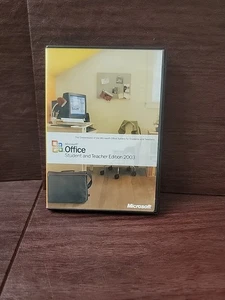 Microsoft Office 2003 Student and Teacher version w/ Key - Picture 1 of 3