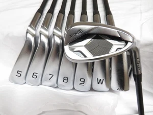 Used RH Ping G430 Iron Set Black Dot 5-PW,45*,50* Ping Alta CB Regular Graphite - Picture 1 of 9