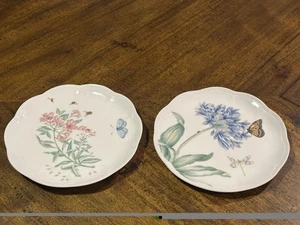 Juego 2 Platos de Ensalada Lenox Butterfly Meadow 9" Cola de Golondrina Libélula - Imagen 1 de 6